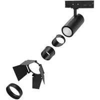 Dotlux LED-Tracklight SLIMtrack-eco max.29W POWERselect & COLORselect schwarz 3-Phasen