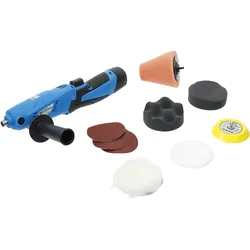 BGS Akku-Mini-Poliermaschinen-Satz | max. 2800 U/min | 12 V | 1500 mAh