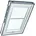 Rollo Exclusiv 114 x 11 cm Fenstergröße Velux Weiß