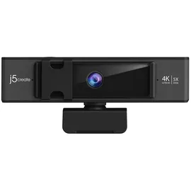 j5create USB 4K Ultra HD Webcam Schwarz