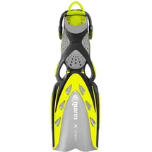 Mares X-Stream Geräteflosse Fersenbandflosse mit Bungee Straps (Ice gelb, XL)