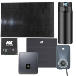 a-Tronix HEMS PV-Set 8 kWp + 300L Warmwasser-Wärmepumpe mit 14,4 kWh Speicher + ...