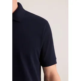 Seidensticker Poloshirt SEIDENSTICKER "Regular", Herren, Gr. M, blau (navy), 100% Baumwolle, unifarben, regular fit, Shirts, Polo Uni