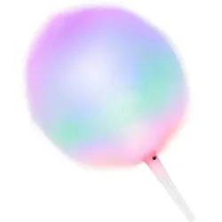 Royal Catering Zuckerwattestäbchen LED - 7 Modi - BPA-freier Kunststoff - inkl. Batterien - 50 Stück -