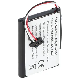 AccuCell Akku passend für den FALK Neo 450 Akku Neo 550 mit 3,7V und 1250mAh
