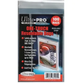 Ultra Pro One Touch wiederverschließbare Polybeutel für Kartenhalter, 100 Stück