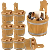 KESPER Besteckbox Holz 14 x 20 x 14 cm Beige