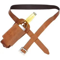 Brauner Flaschenholster Gürtel - OS