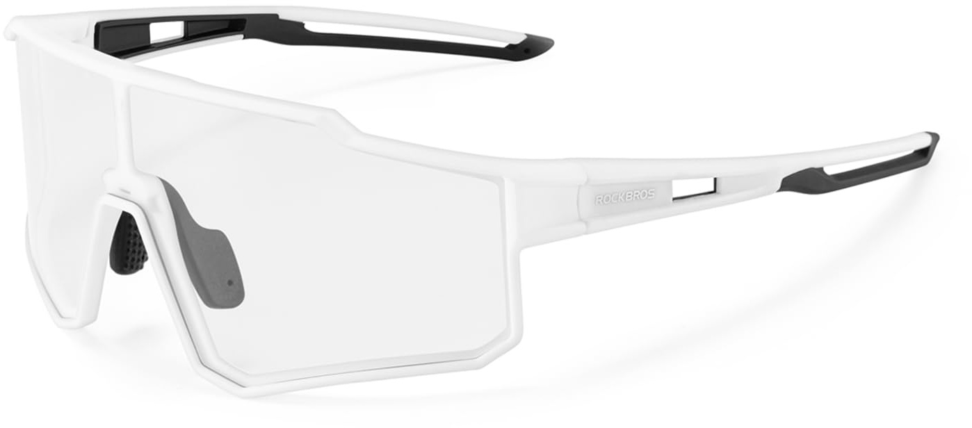 ROCKBROS Sportbrille Selbsttönend Sonnenbrille Photochromatisch Herren Damen Sunglasses UV400 Schutzbrille TR90 Rahmen für Outdoorsport Radfahren Golf
