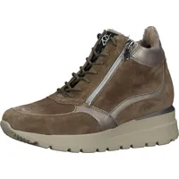 Komfortable waldläufer Sneaker Schnürschuhe für Damen 793801 201 830 Beige - 39 1/2