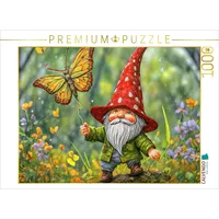 Calvendo Puzzle Ein Wichtel lässt einen Drachen steigen 1000