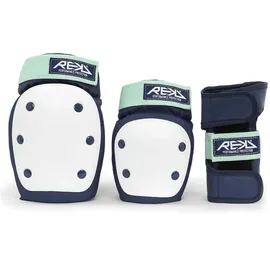 Rekd Protection Heavy Duty Triple Pad Set - Blue / Mint - S