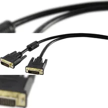 Renkforce DVI-D Anschlusskabel 1,80 m Schwarz