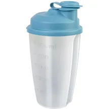 Westmark Mix- und Schüttelbecher/Dressingshaker 0,5 l Transluzent/Blau