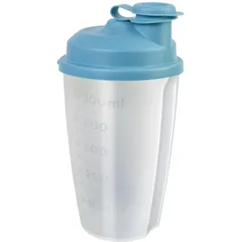 Westmark Mix- und Schüttelbecher/Dressingshaker 0,5 l Transluzent/Blau