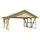 SKANHOLZ Doppelcarport Schwarzwald 6,84 x 6,00 m unbehandelt
