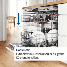 Bosch Serie 4 SMU4EVS08E Unterbau-Geschirrspüler (600 mm breit, Edelstahl)