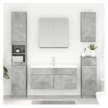 vidaXL Waschbeckenunterschrank 1 Tür 38,5 x 46 x 100 cm Grau