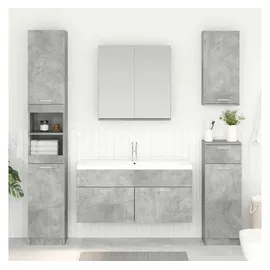 vidaXL Waschbeckenunterschrank 1 Tür 38,5 x 46 x 100 cm Grau