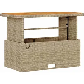 vidaXL Garten Essgruppe 4-tlg. Beige