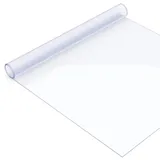 ANRO Tischdecke Tischfolie Schutzfolie Tischschutz Auflage 1mm dick transparent 90x180cm