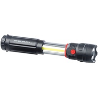 PEARL Werkstattlampe: 2in1-LED-Taschenlampe mit Arbeitsleuchte, Magnet, 2x 3 W, 300 lm, IPX4 (LED Taschenlampe mit Magnetfuß, LED Stablampe, Magnethalterung)