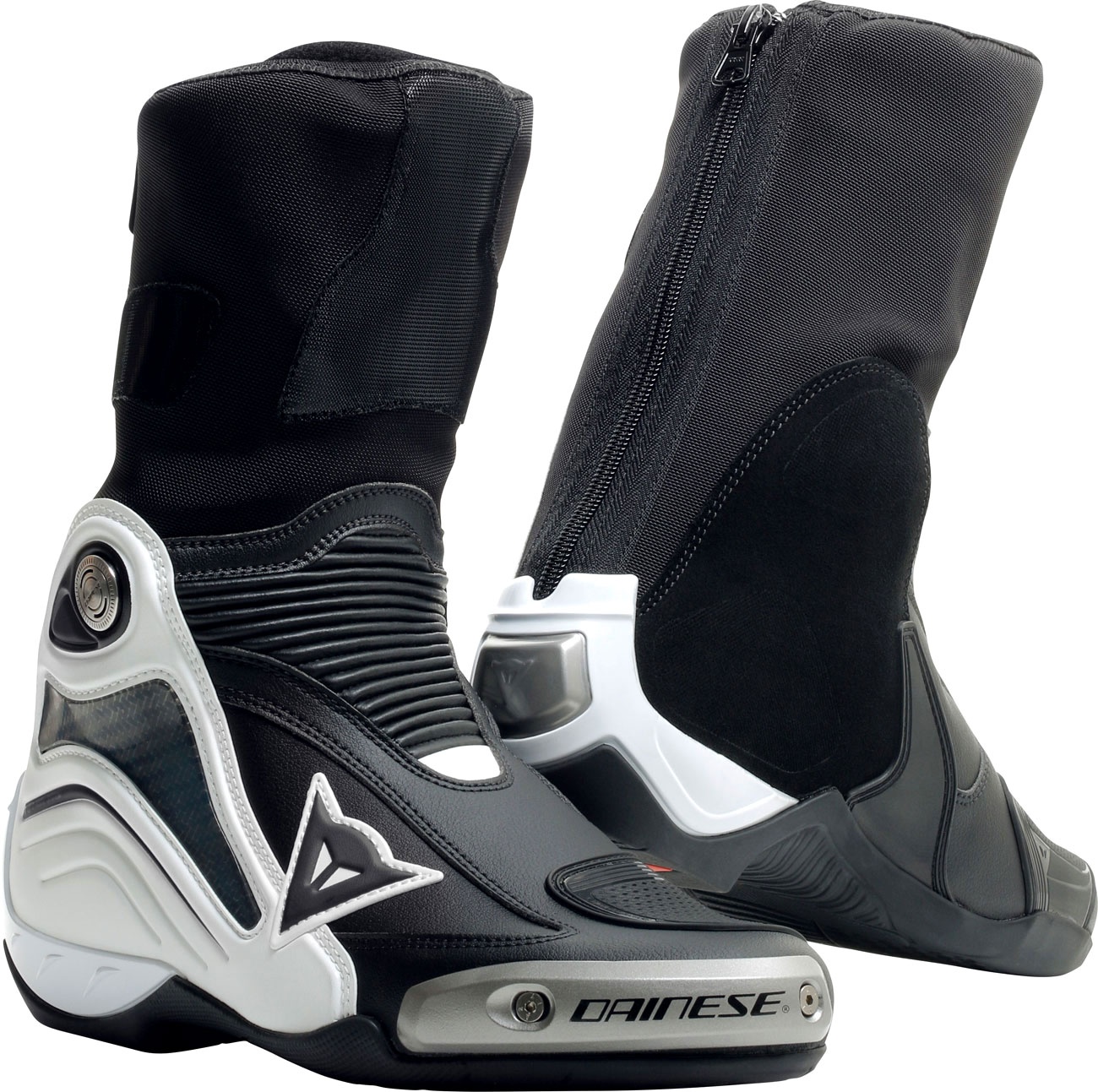 Dainese Axial D1, bottes - Noir/Blanc - 42 EU