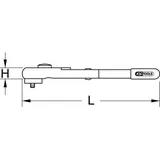 KS Tools 3/8" Isolierter Drehmomentschlüssel, 5-50Nm