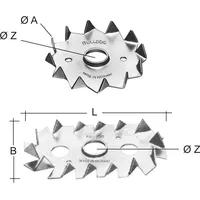 Bulldog Gin Holzverbinder Bulldog C2-117M20G-B D117/20mm eins.gezahnt TZN SIMPSON