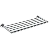 Brillantbad BOMEGA Handtuchablage Messing Chrom poliert 655x55x215 mm für Bad & Küche >> zum Bohren