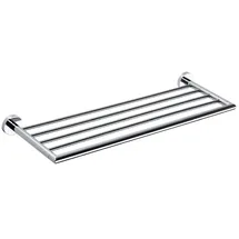 Brillantbad BOMEGA Handtuchablage Messing Chrom poliert 655x55x215 mm für Bad & Küche >> zum Bohren