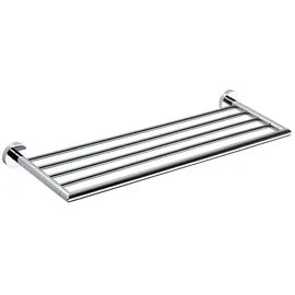 Brillantbad BOMEGA Handtuchablage Messing Chrom poliert 655x55x215 mm für Bad & Küche >> zum Bohren