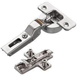 SO-TECH® Möbelbeschlag (2 St), 2 x Salice Topfband S700 110° Bohrbild T52 Nickel matt MPL EXZ H6