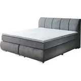 SUN GARDEN Boxspringbett Holzwerkstoff/Stoff mit TFK-Matratze -