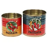 Rex London Mini-Aufbewahrungsdosen Passata Ø 8 x 7,5 cm & Ø 7 x 6,5 cm 2-tlg. mehrfarbig