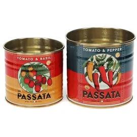 Rex London Mini-Aufbewahrungsdosen Passata Ø 8 x 7,5 cm & Ø 7 x 6,5 cm 2-tlg. mehrfarbig
