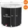 ECD Germany Eisbad Ø80 cm, 350L Schwarz-Weiß aus Oxford-Gewebe