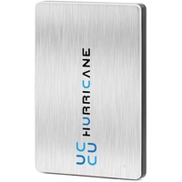 Hurricane 1TB 2.5“ Externe Festplatte USB 3.0 MD25S3 f. Mac,PC,PS4,Xbox-silber