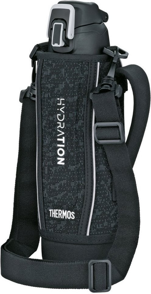 Preisvergleich Produktbild THERMOS Thermoflasche Ultralight, mit Softhülle 1,0 l schwarz