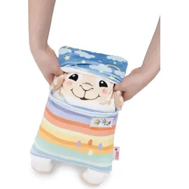 NICI Kuscheltier Schaf mit Wendefunktion 20 cm Beige