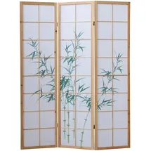 Homestyle4u Paravent Braun, 132x175 | Gr.: onesize