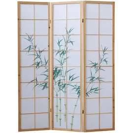 Homestyle4u Paravent Braun, 132x175 | Gr.: onesize