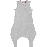 TOMMEE TIPPEE Babyschlafsack mit Füßen, The Original Grobag Steppee, Babystrampler, Weiches Gewebe mit Hohem Baumwollanteil, 18-36m, 1,0 TOG, Sky Grey Marl
