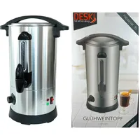 Glühweinkocher 8 L Glühweinautomat Edelstahl 8 Liter Teekocher Glühwein 1800 W +