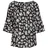 LASCANA Carmenbluse mehrfarbig 34