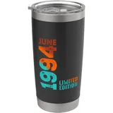 Seit Juni 1994 Jahr 1994 Retro 1994 Vintage 1994 Edition Doppelwandiger Edelstahl-Thermobecher