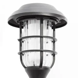 Nowa 3er Set LED Solarleuchten, Erdspieß, schwarz, H 43 cm