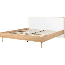 Beliani Serris 180 x 200 cm Hellbraun