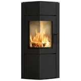 ILDNORD Kaminofen Eck-Kamin ODYN, raumluftunabh. - 8kW, 8,0 kW schwarz