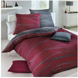KAEPPEL Motion Mako-Satin rubin 200 x 200 cm + 2 x 80 x 80 cm